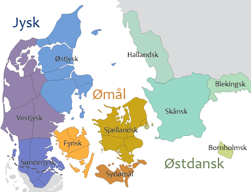 Opdeling af danske dialekter