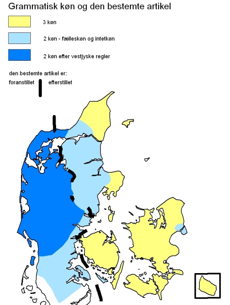 Grammatisk køn og den bestemte artikel