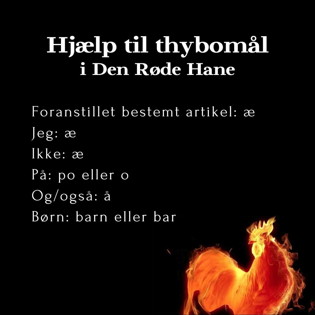 Hjælp til thybomål