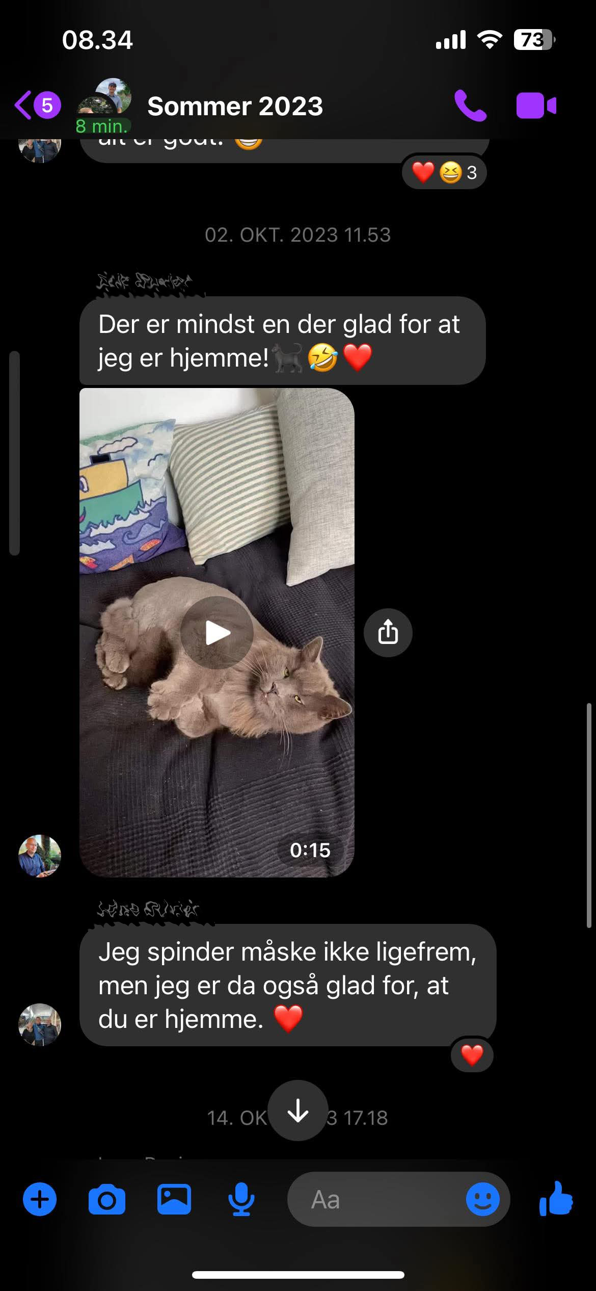 Eskild som aktør i familien