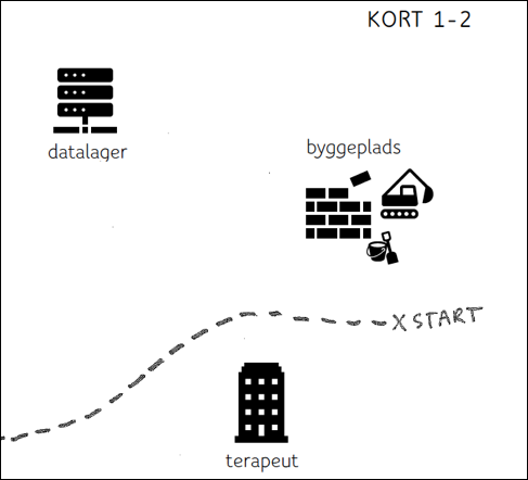 Udsnit af kortøvelsen